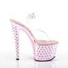 Pleaser - STARDUST708 Sandale à bride à la cheville, Pole dance chaussures - Chaussures de pole dance - Rose Product image